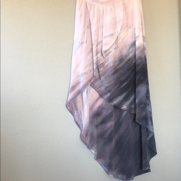 Anthropologie Gypsy 05 high low silk skirt - Picture 2 of 6